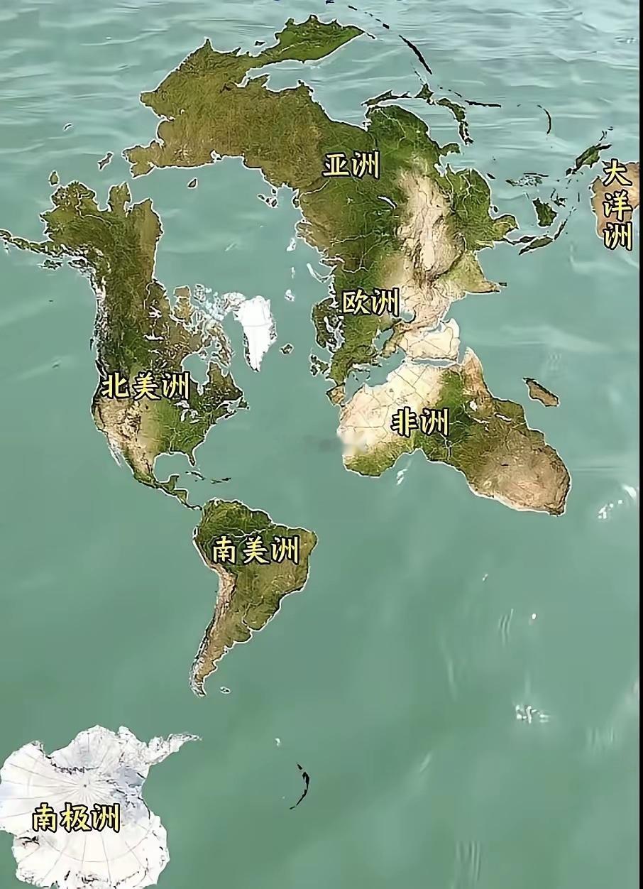 原来地球是海70%，陆地才30%，好神奇哟！