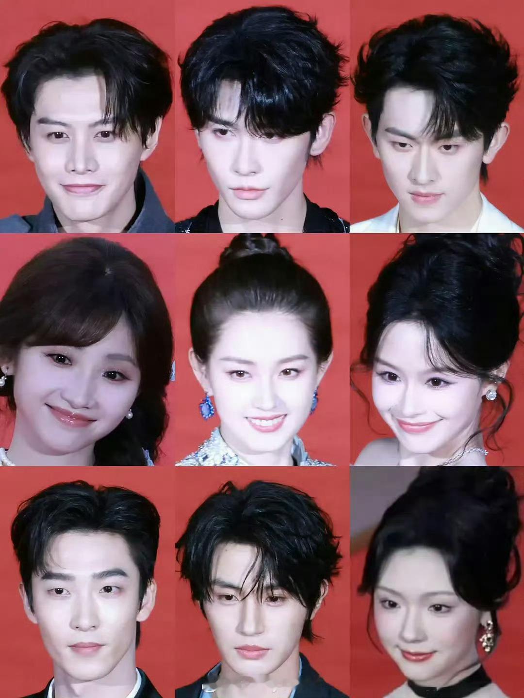 除了c位那个长得周正一点，其他长得都奇形怪状​​​