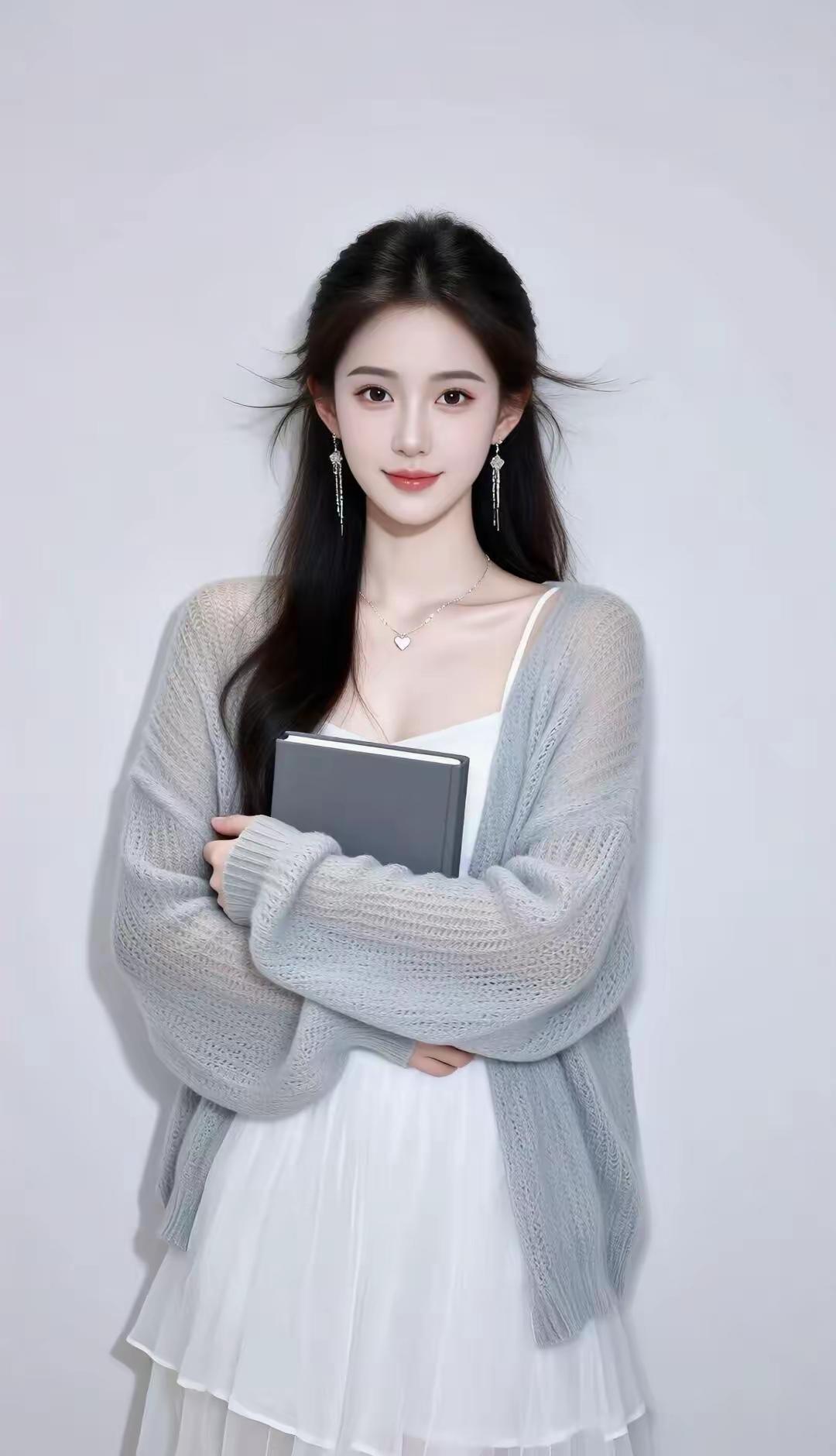 温柔书香女孩，轻纱裙摆飘逸，手捧书籍，静谧美好。气质穿搭怎么穿才恰到好处?