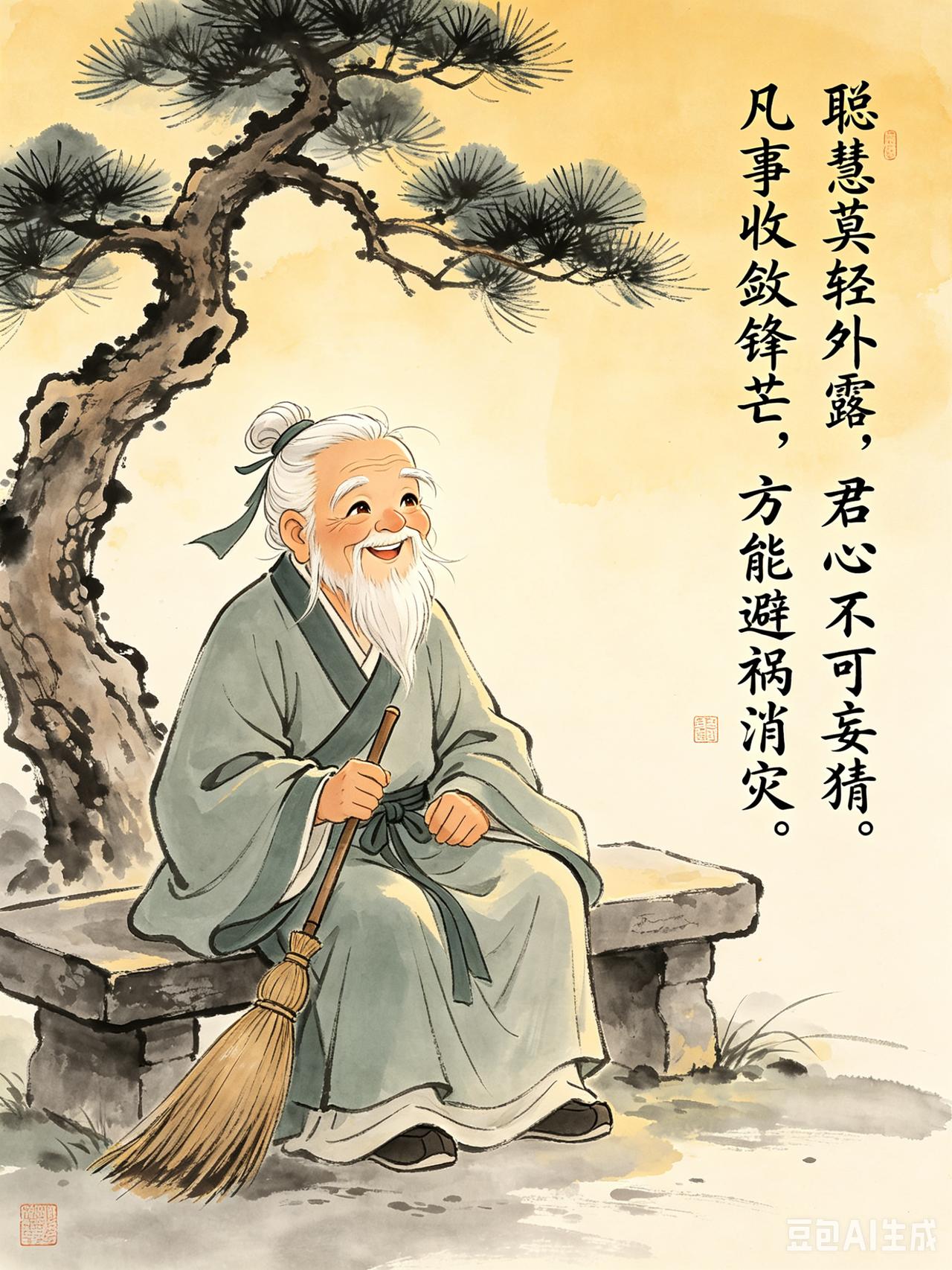 小故事曹丞相汉朝丞相曹操，修建相府大门，完工他去验收，