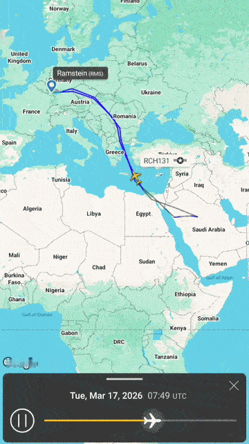 兄弟们，美军不是人均高达吗？怎么跑了？在沙特连续被炸后，一架美军医疗飞机连夜把