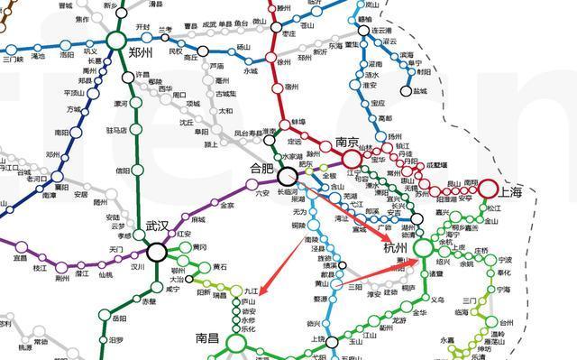安徽将建上千公里高铁线, 两条线路今年建成