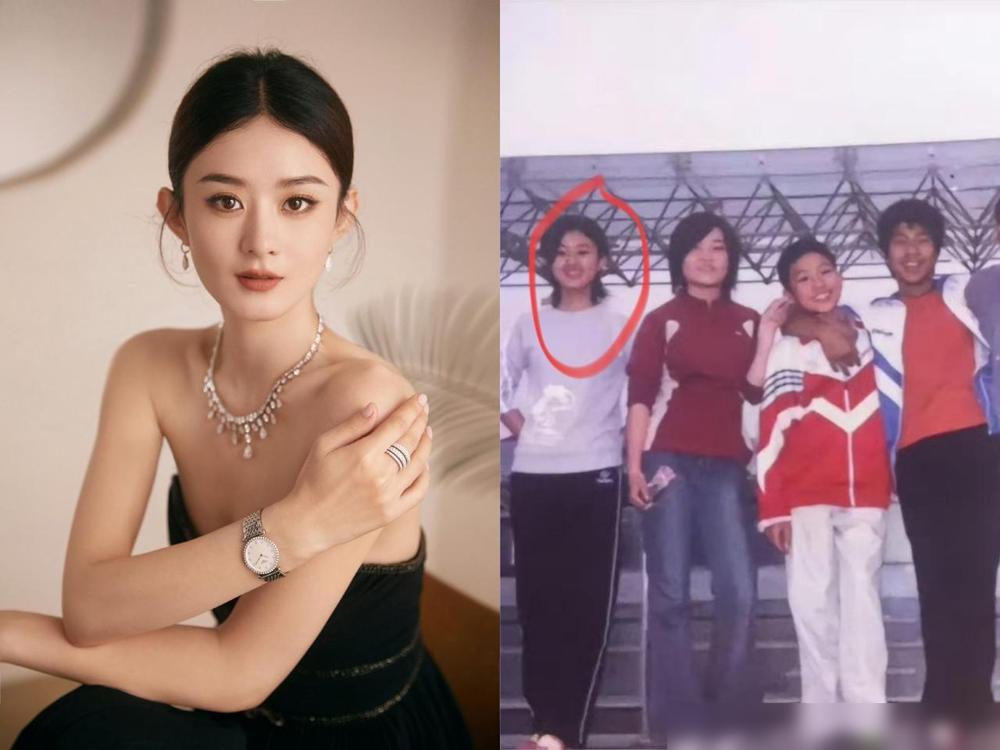 人跟人的命真的太不一样了，赵丽颖拿了怎样剧本啊！！！最近看到她初中同学晒出的