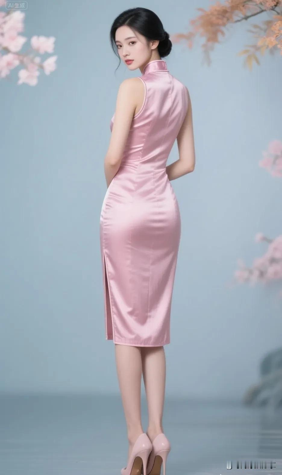 超显身材的旗袍匀称身材