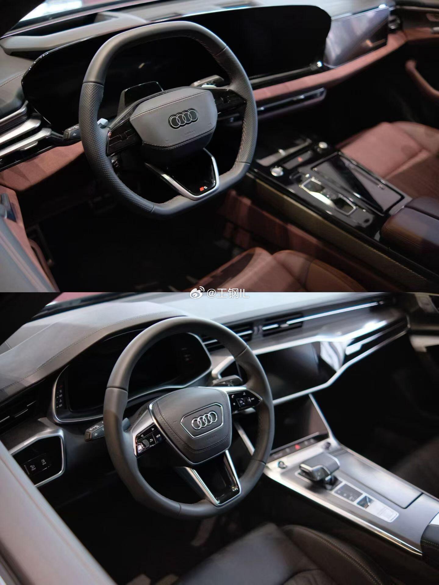 欣赏一下C8&C9近距离最直观的对比！奥迪a6l