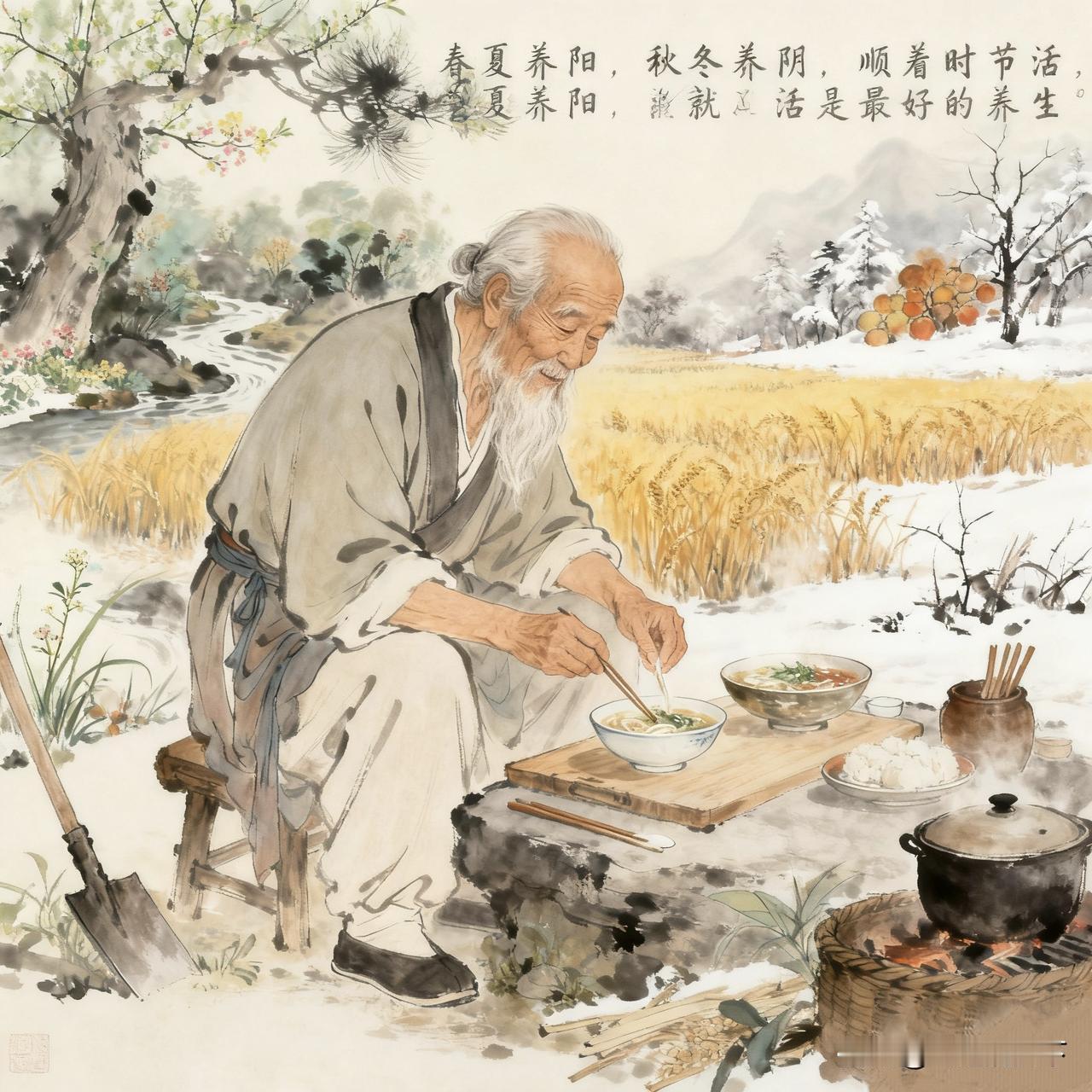 藏在《黄帝内经》里的12句养生真言，读懂胜吃百副补药1. 上古之人度百岁，只