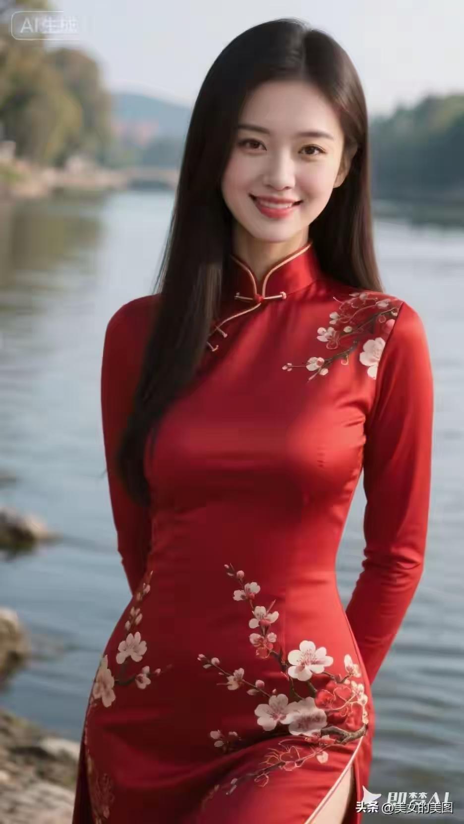 捣练子·旗袍雅姿衣款众，独旗袍。雅致端庄格调高。身段玲珑风韵显，一身温婉