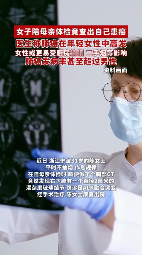 “防不胜防！”近日，浙江宁波，一女子陪母亲去体检，她闲着没事干，顺便也做了个胸部