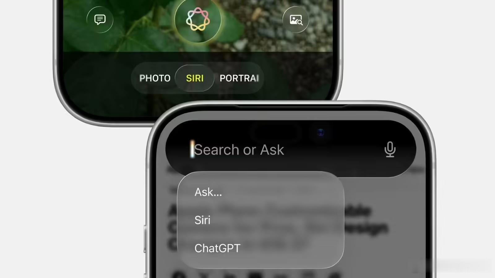 【全新Siri界面示意图曝光】近日，彭博社制作一批示意图，展示了新版Sir