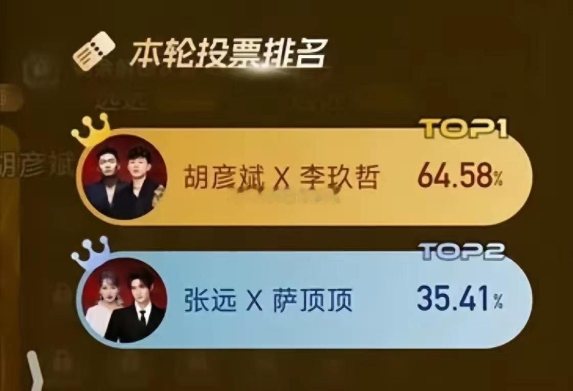 歌手2026第七期帮帮唱对决，胡彦斌大幅票数领先战胜张远，差距十分明显。两场合作