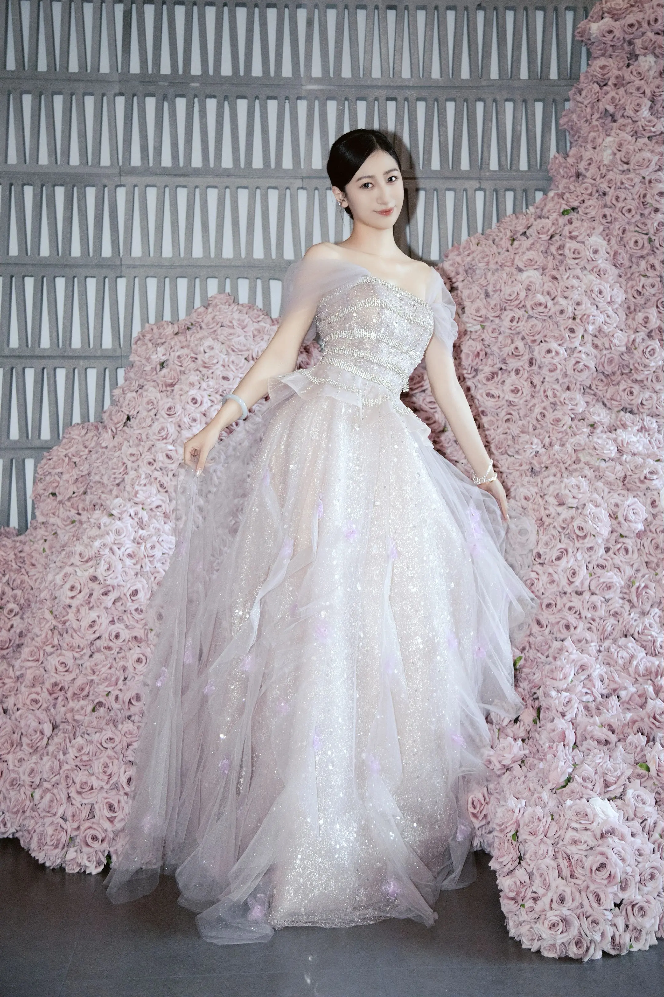粉系婚纱
