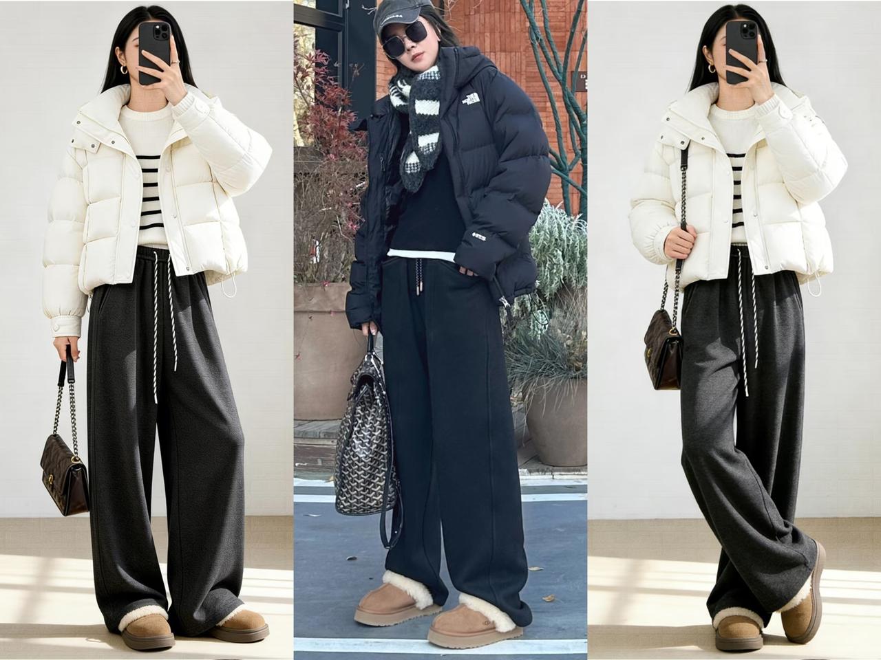 服装款式得体大方：大多数中老年人都有身材发福现象，有的人腰腹部有赘肉，有的人胯宽