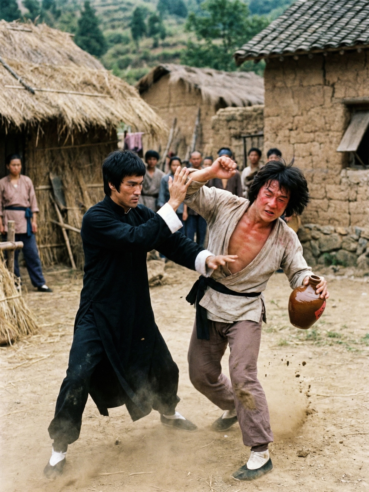 小龙哥力抗各路高手。