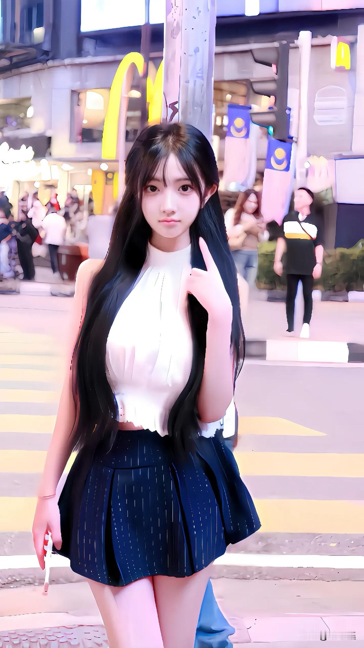 夜游城市，打卡麦当劳，元气少女穿搭指南🍔👗