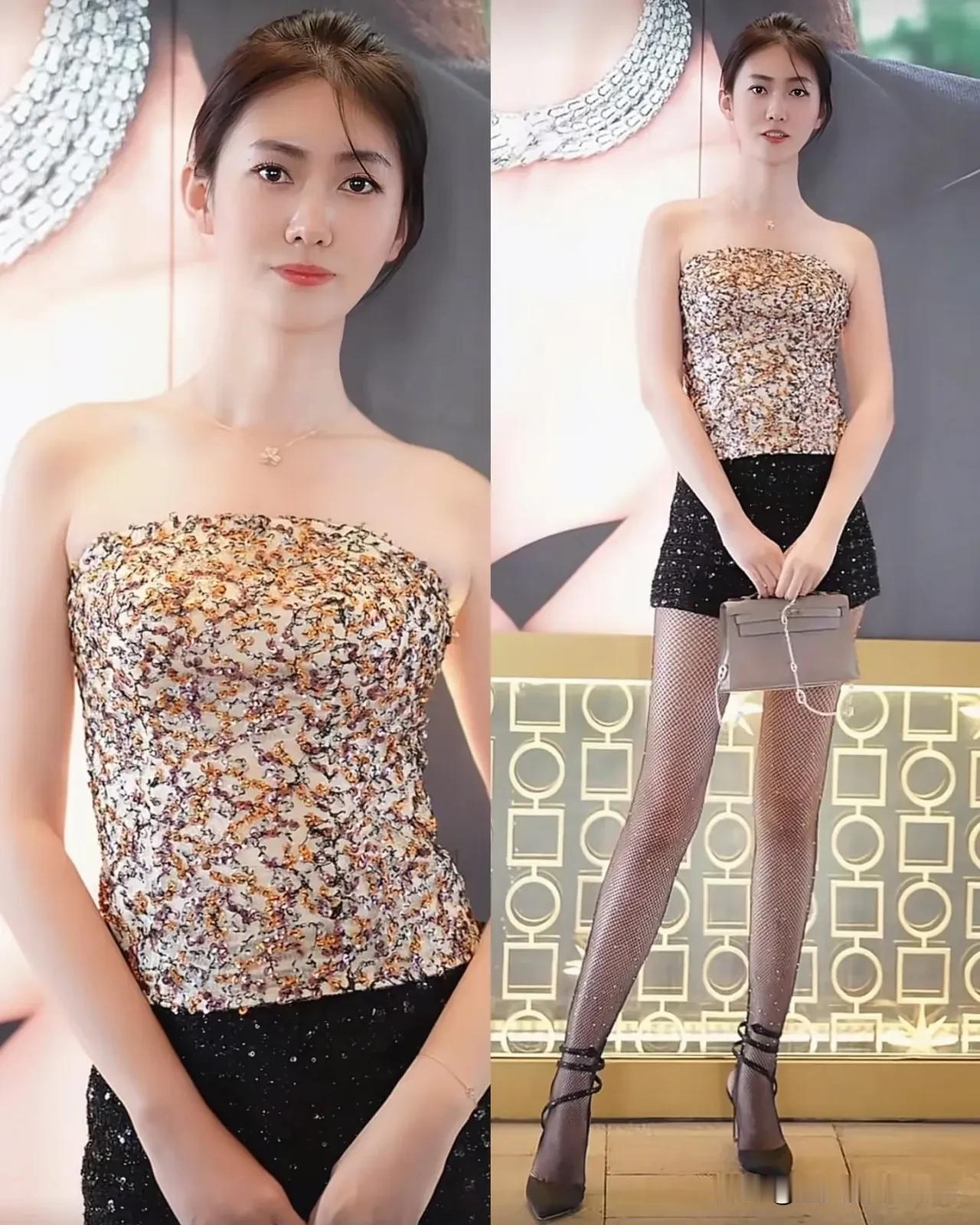 不得不说，能让陈董为之倾倒的宋珍珍确实很漂亮，她不仅肤白貌美、身材高挑，而且很年