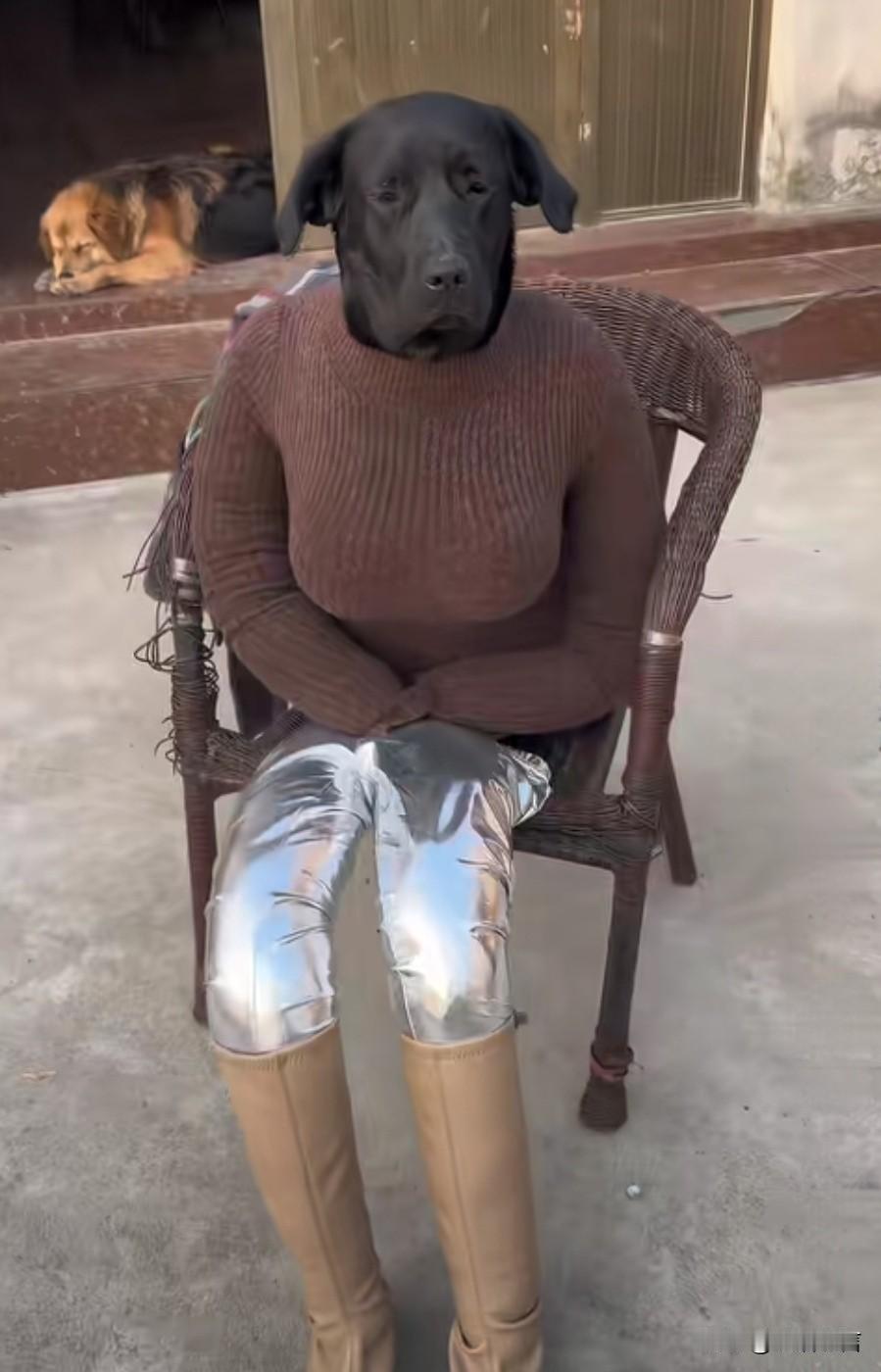 最近天气太冻了，朋友家小黑也大改变了，而且还非常时髦和性感！寒冷的冬天真是麻