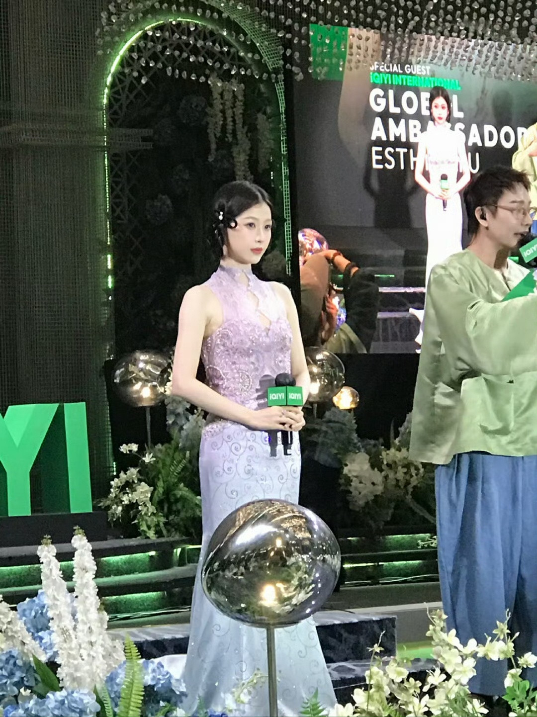 俺家紫色新中式虞美人🥹🤏虞书欣紫色新中式造型虞书欣新中式编发造型