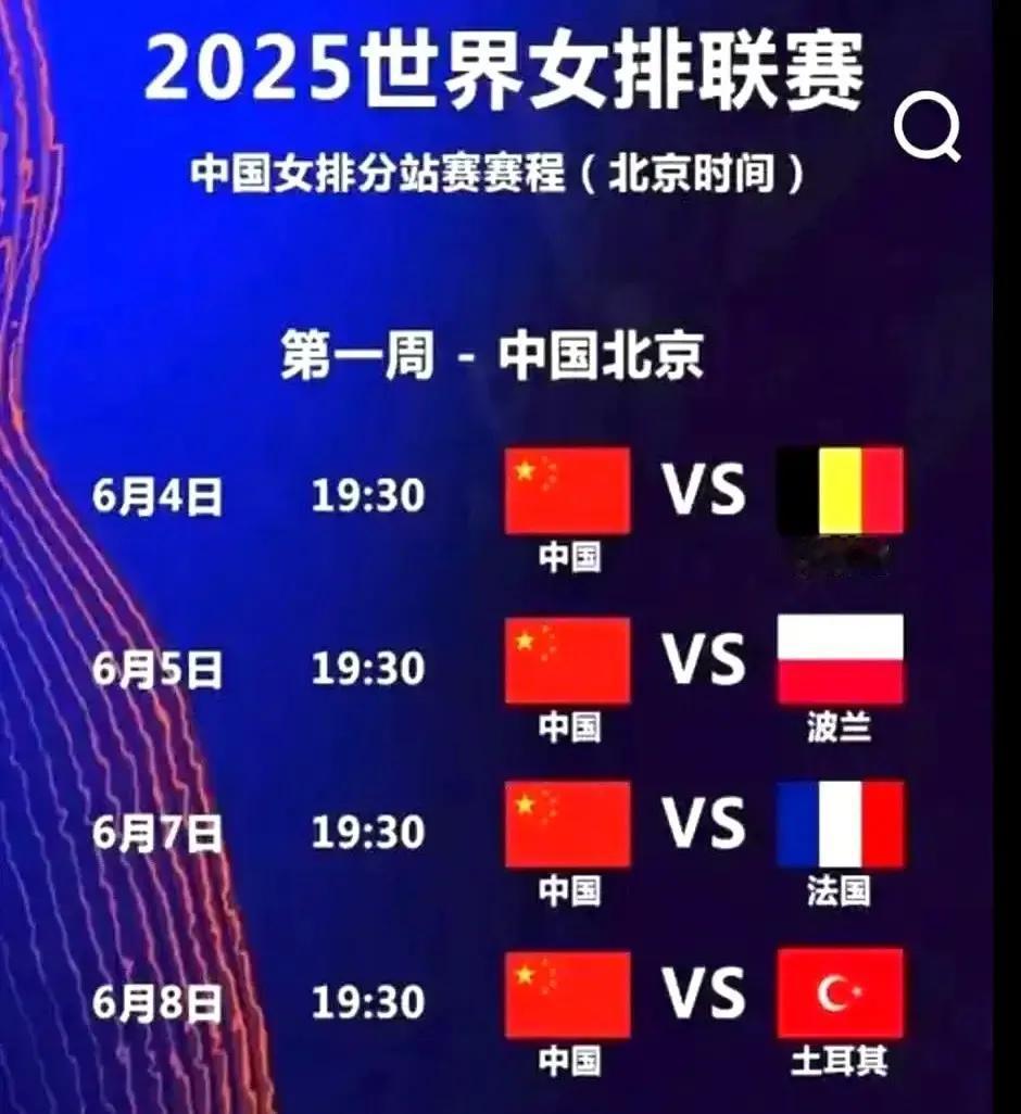 国家队和天津女排还会是“五五开”吗2025年世界女排联赛首站，北