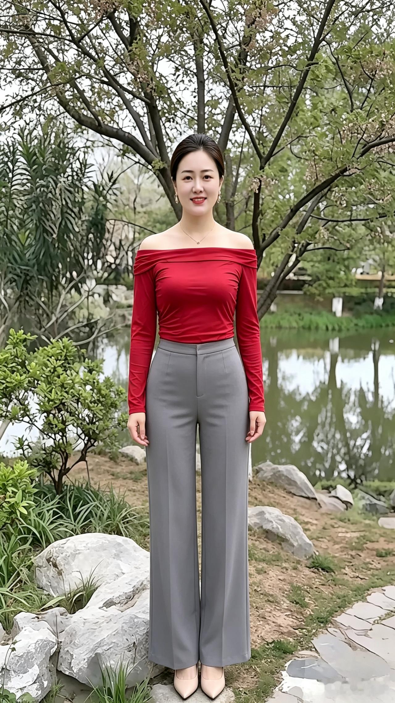 这位姐姐模样生得极为周正，耐看至极。她笑起来温婉和煦，格外亲切，举止大方稳重，浑