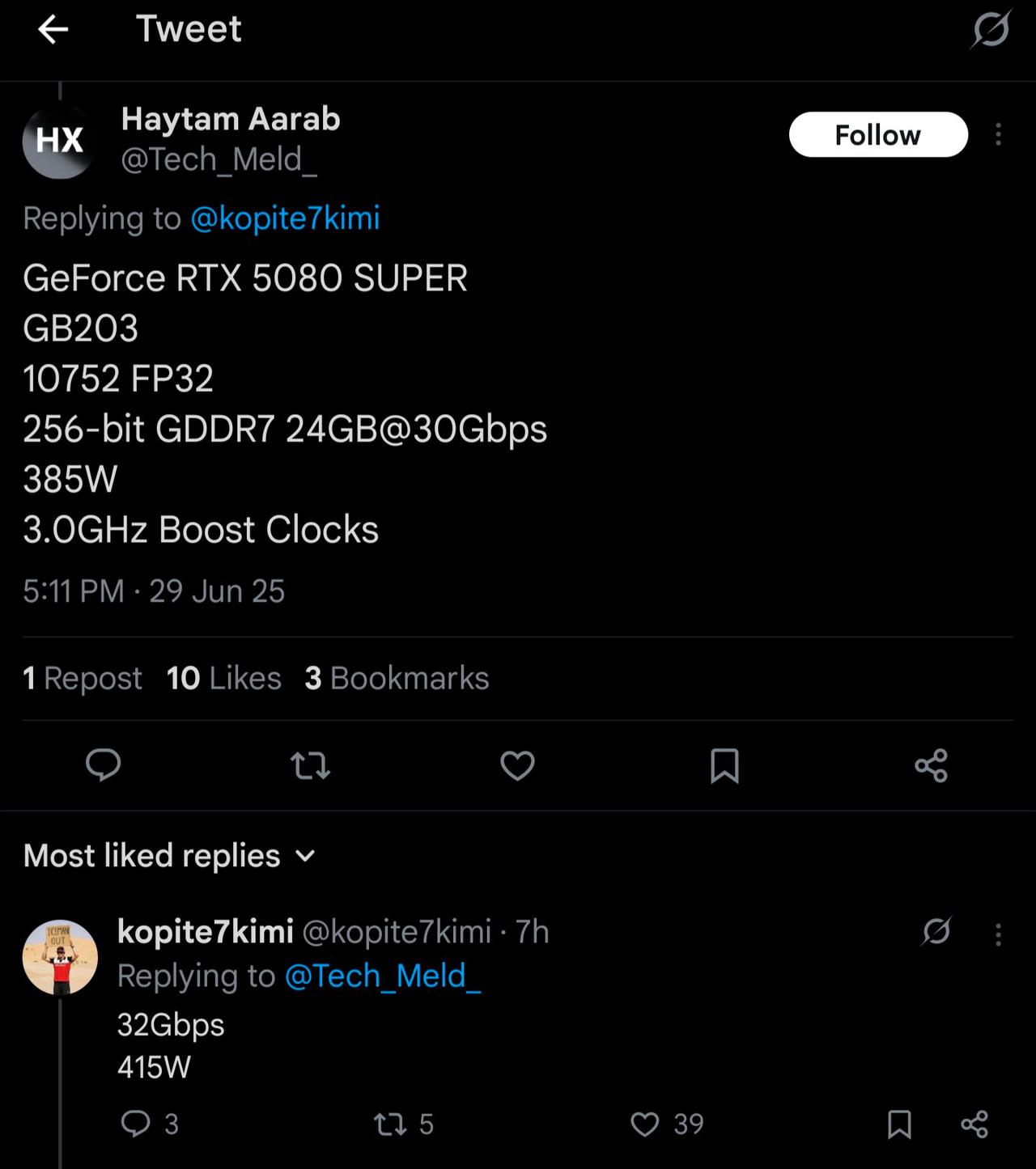 传RTX50Super系列将大幅提升显存，最高达24GB多位硬件爆