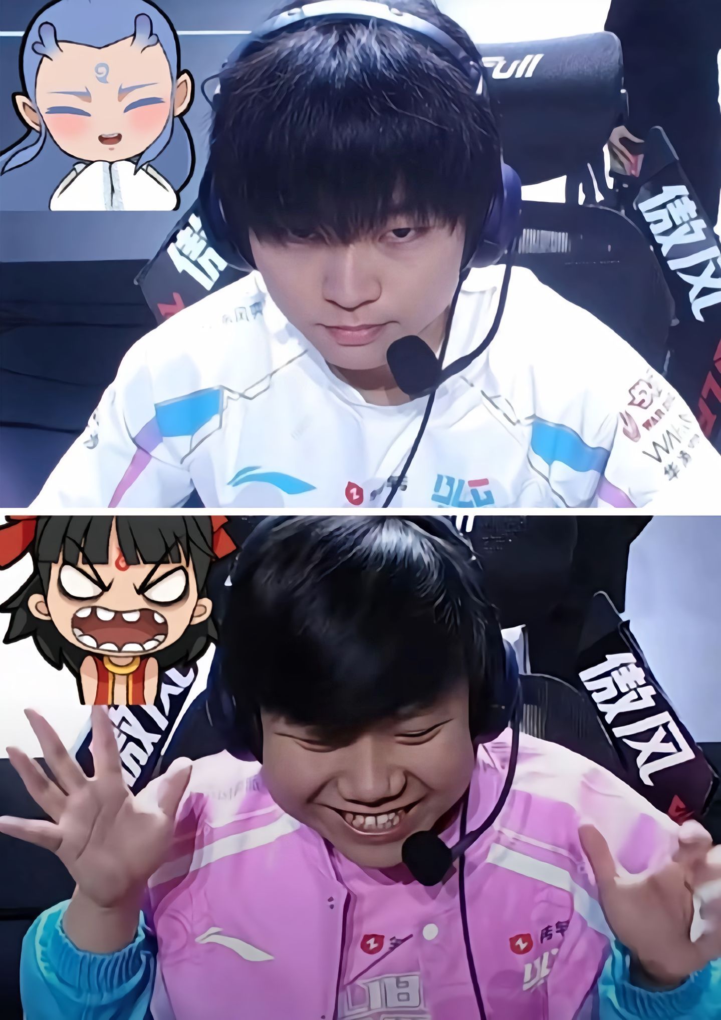 BLG也有自己的灵珠和魔丸😂，LPL这届网友真的很有才本赛季BLG凭借双打野轮