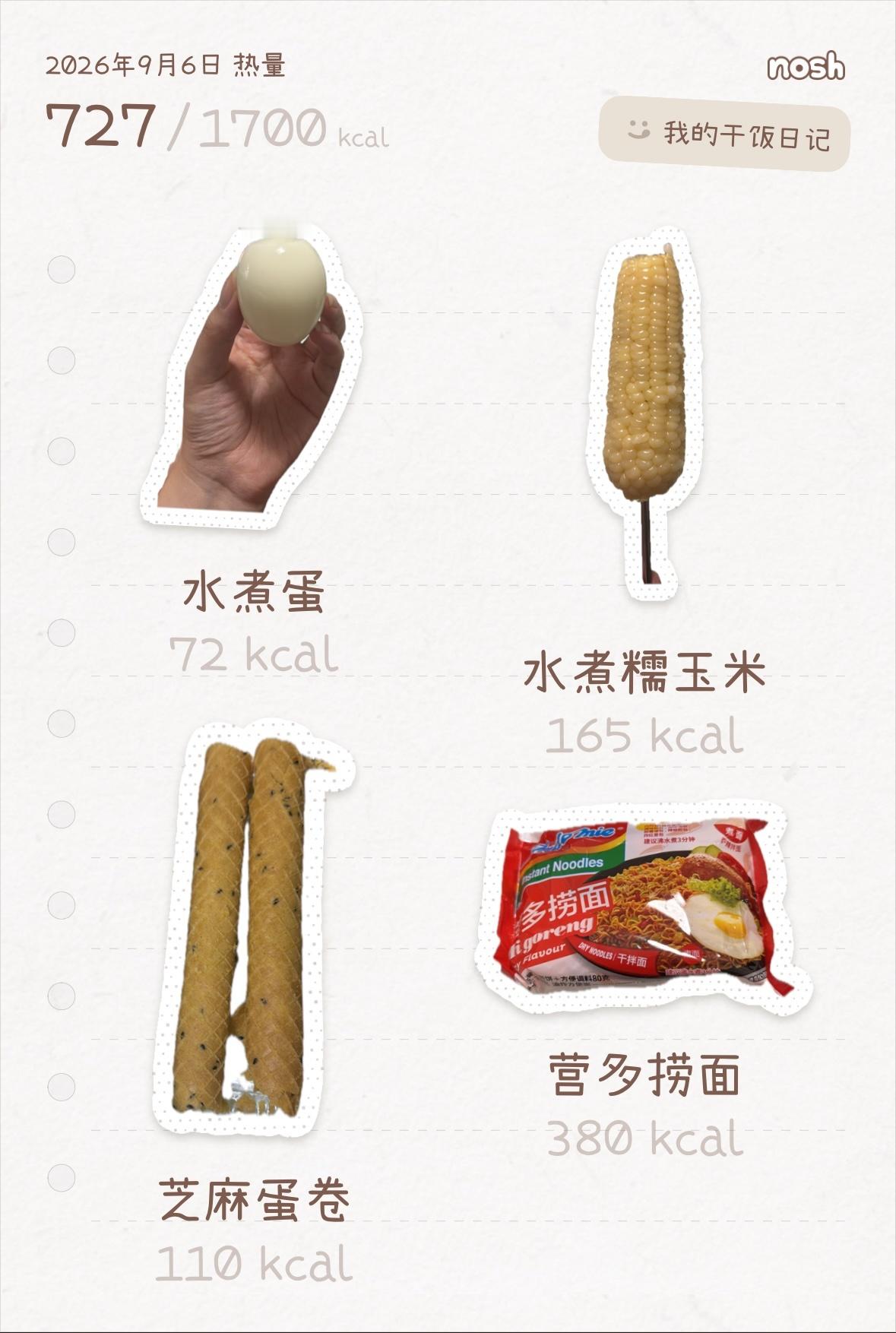 今天吃这些​​​