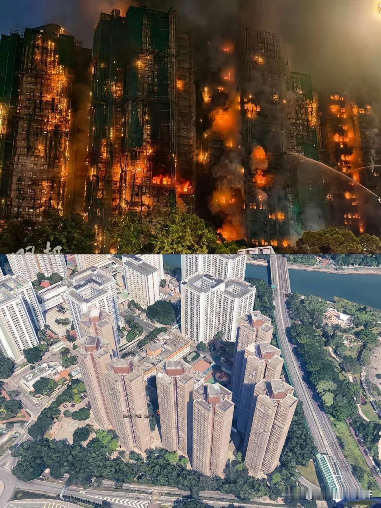 看到香港火灾的事故老公跟我说要吸取教训​第一个就是，以后换房子不要买这种很密