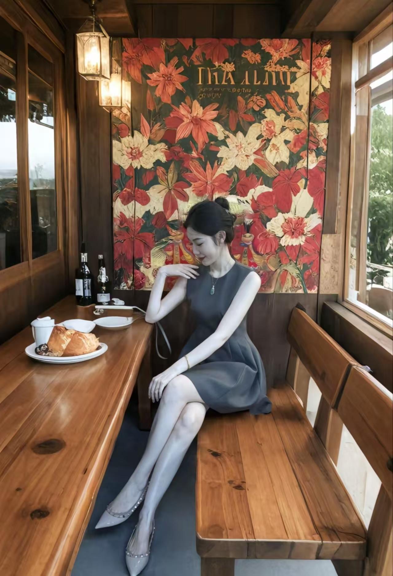 花艺壁画，时光漫步