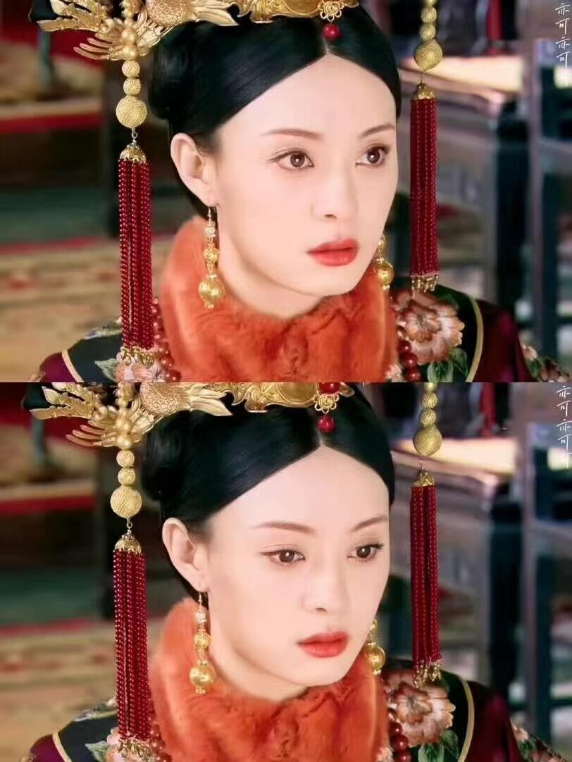 突然对基因起了敬意。。。画个妆简直美颜版孙俪可以演甄嬛了吧❓是不是儿子的眼睛大多