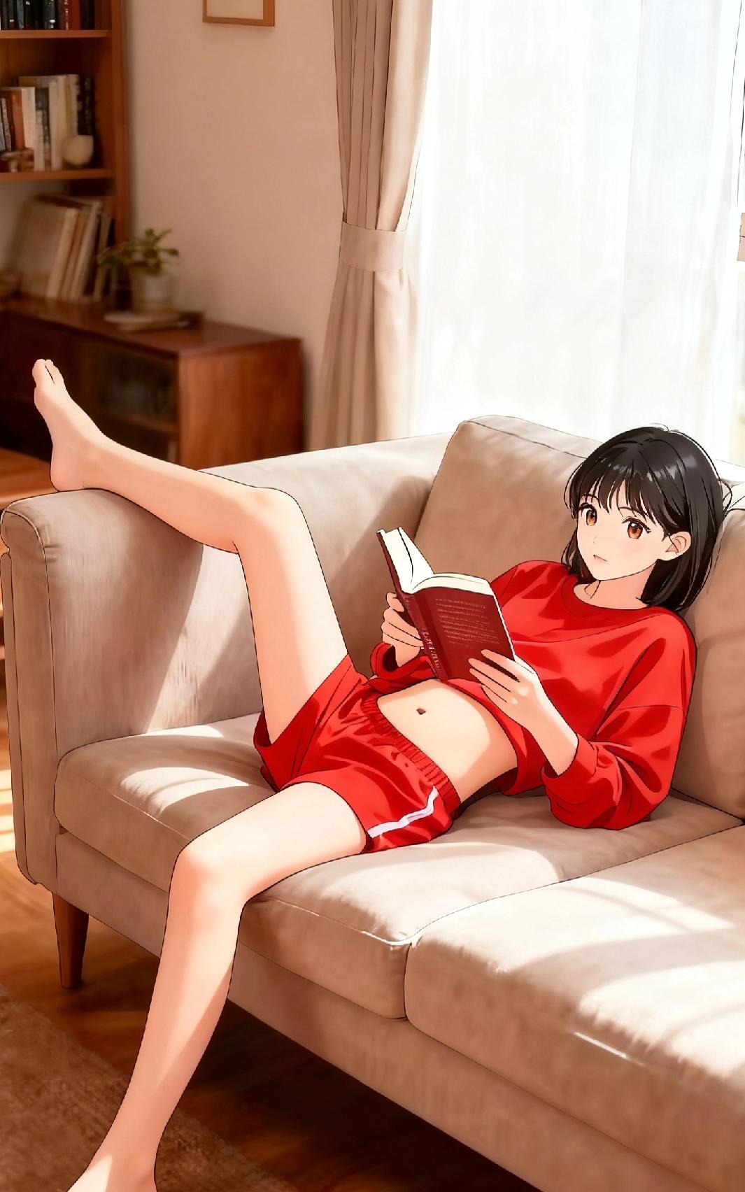孩子步入青春期后，愈发叛逆。她斜躺在客厅的沙发上，双腿肆意伸展，我不禁思索，是否