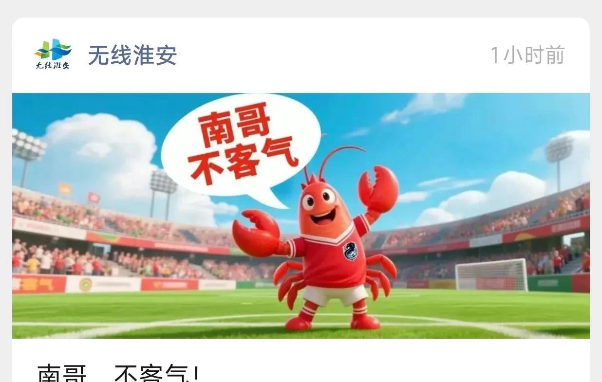 大淮和南哥即将在下周六一决高下！众所周知，南京省内对点帮扶的城市就是淮安。两市