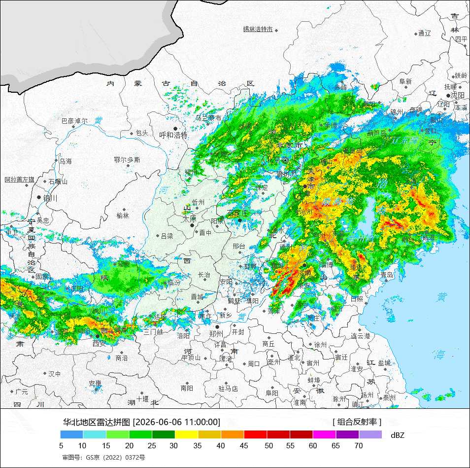 【北京降雨】截至今天14时的24小时雨量，北京大部地区出现了中雨或大雨，海淀车道