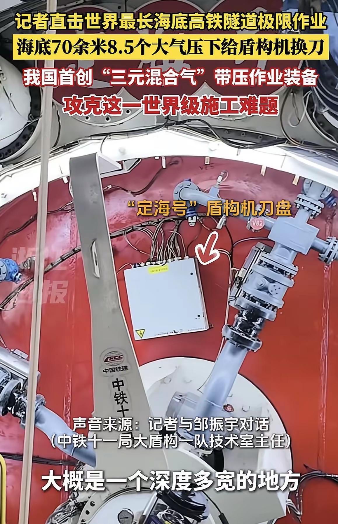 中国破解海底盾构机世界难题。热点盾构机中国军工世界难题