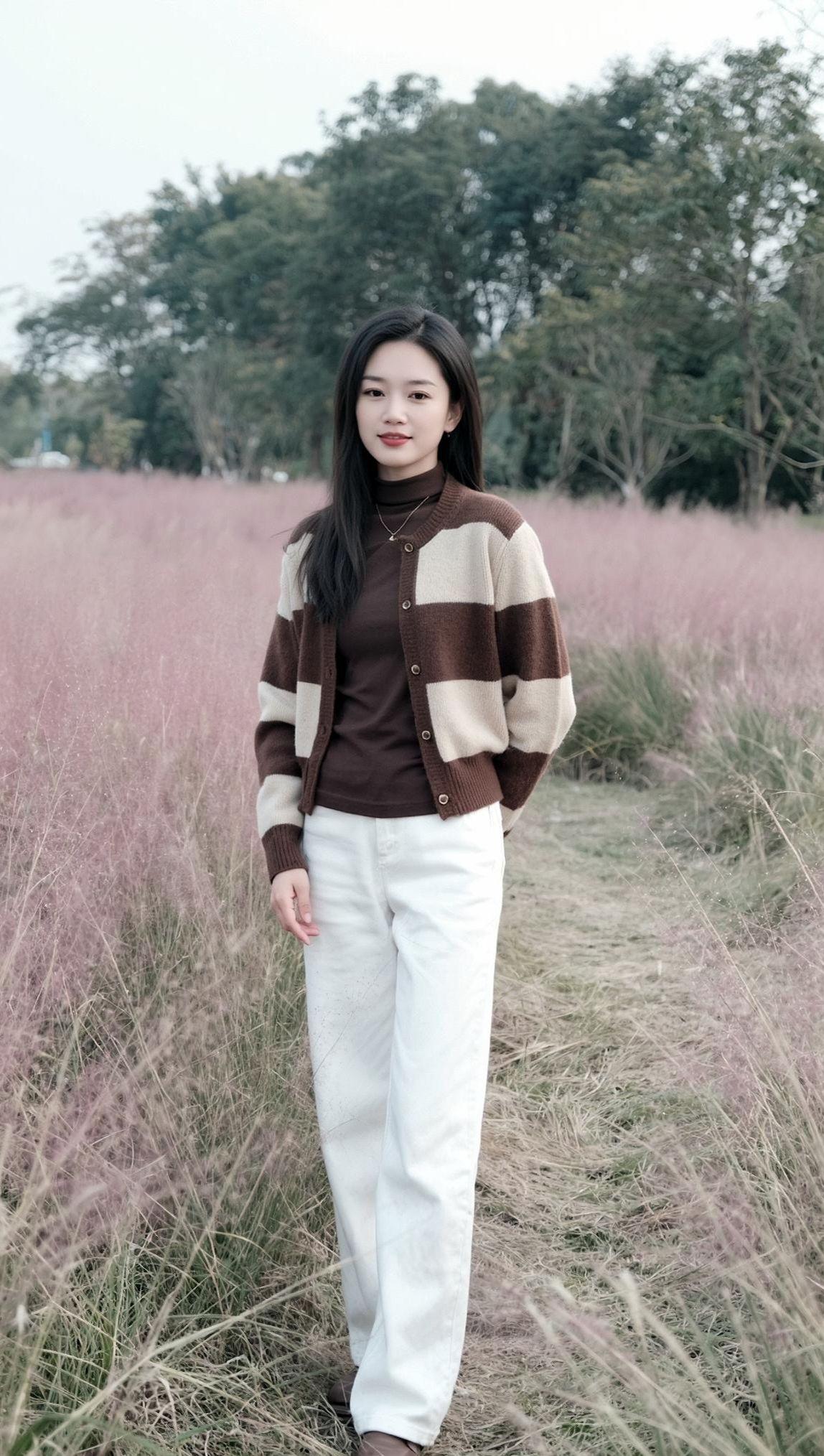 AI粉黛生活照记录真实生活随拍秋冬穿搭