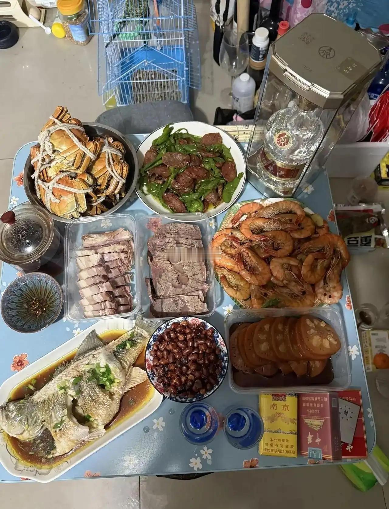 两个单身汉的晚餐，这放在全国算是什么样子的水平？