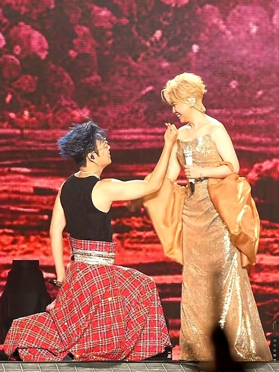 内娱这帮男明星，谁是真宠老婆，看演唱会就知道了。最近有位哥们儿，直接把媳妇和
