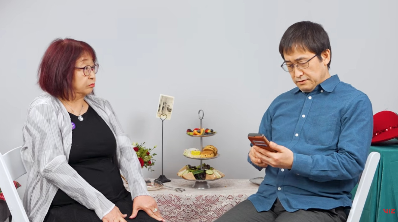 伊藤润二老师在x上发了一个他和高桥留美子老师今年1月在旧金山的对谈视频。原视频有