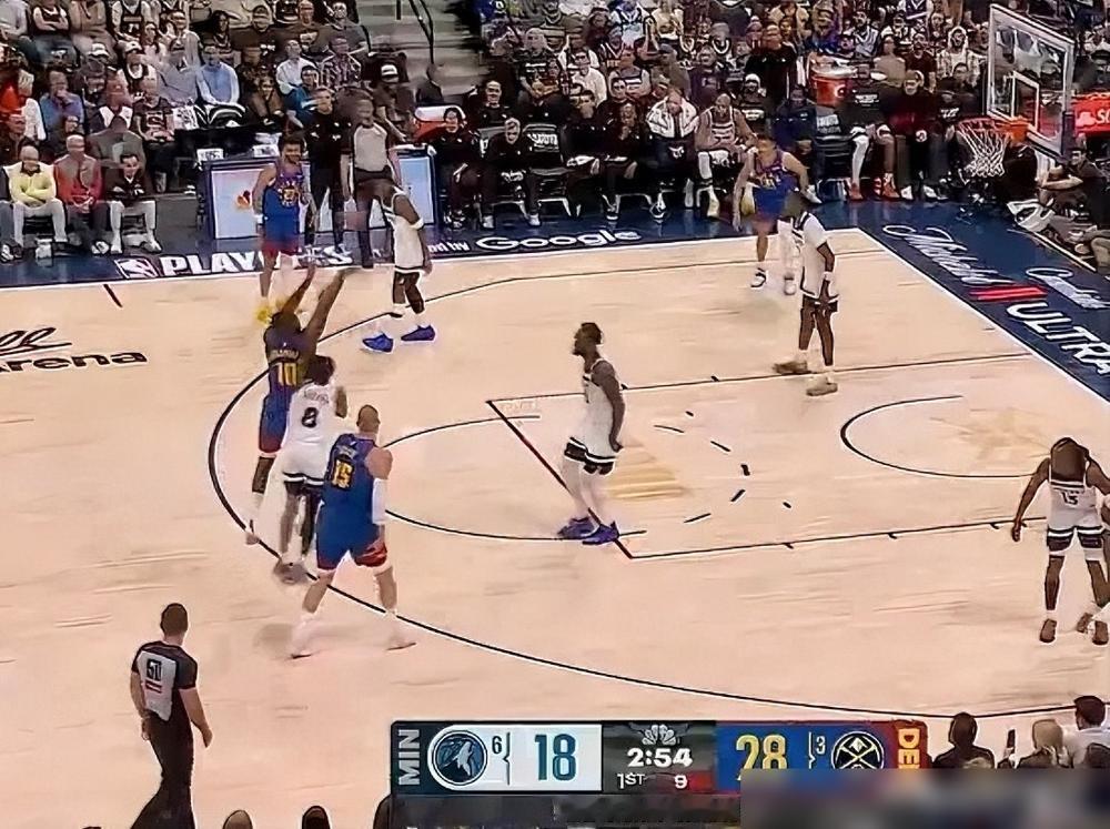 NBA变成笑话了？掘金一节造3个3+1，森林狼主帅赛前刚说完“该学假摔了”，转头