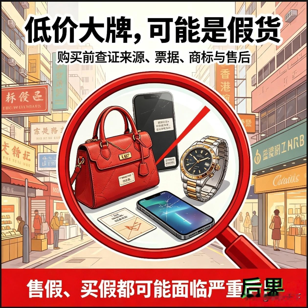 去香港旅游千万别乱买！带假货回来可能直接“踩缝纫机”！香港历来号称“购物天堂