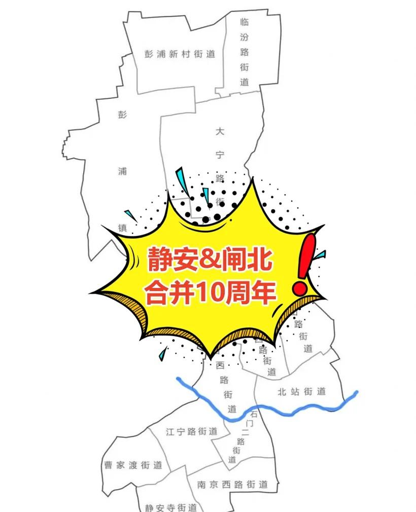 静安、闸北合并10周年了！双赢还是遗憾？2015年10月，静安与闸北正式合并，