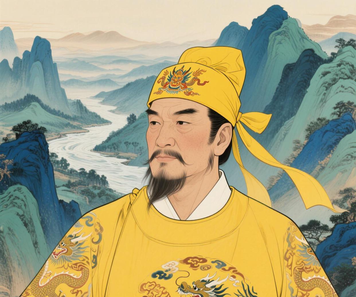 1395年，68岁的朱元璋去看望70岁的汤和，当时汤和已中风，无法说话，直流口水