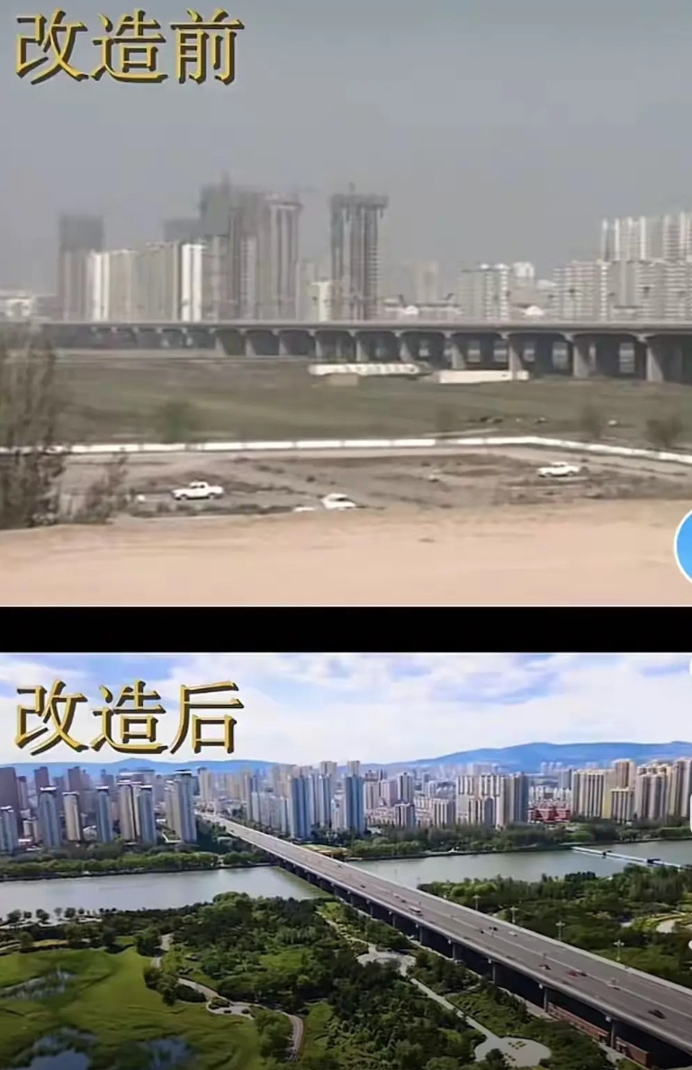 大同御河改造验证了耿公当年是对的！大同的御河在所有大同人眼里那是十年九旱，根本