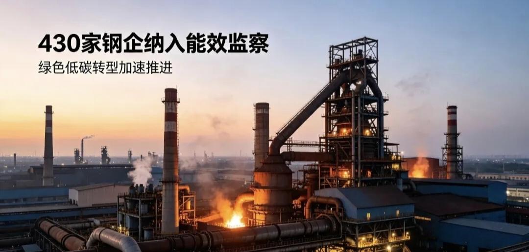 全国430家钢厂迎来国家级能效大核查，粗放炼钢的时代，正式画上句号。近日工
