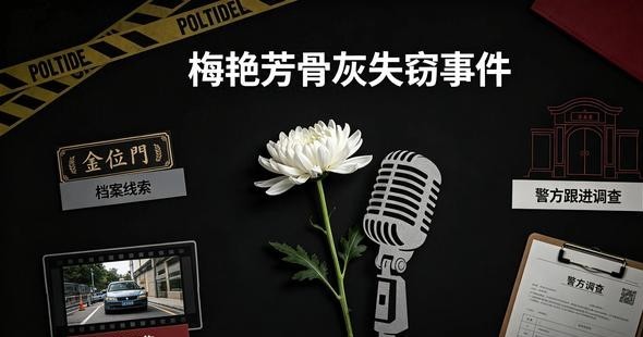 梅艳芳身家3000万港元，骨灰龛位连名字都没刻，只写了乳名“珠女”。今年7月，骨灰被偷了。报警快3个