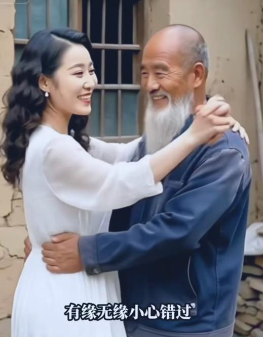 想笑又笑不出来，这到底是谁造的孽？一个白胡子大爷竟然迷恋美色，艳福不浅，难道真的