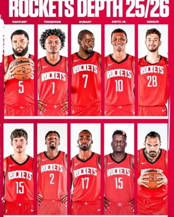 火箭现在是NBA顶级流量了，揭幕战打卫冕冠军雷霆，圣诞大战和洛杉矶湖人再来一场！