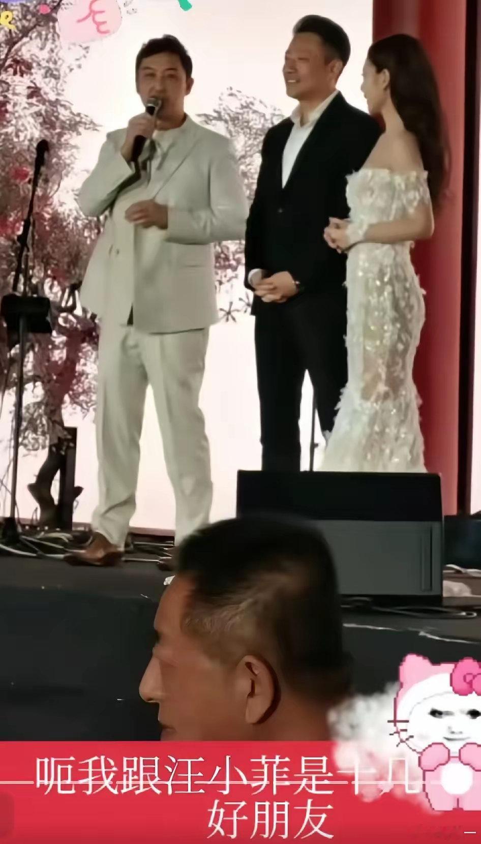 李进良莫不是汪小菲背后的军师吧！在汪小菲的婚礼上，李进良发言道：“我跟汪小菲是十