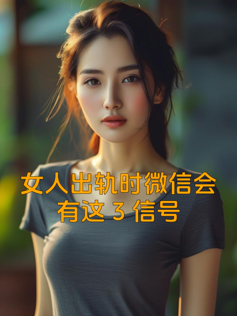 女人出轨时微信会有这3信号