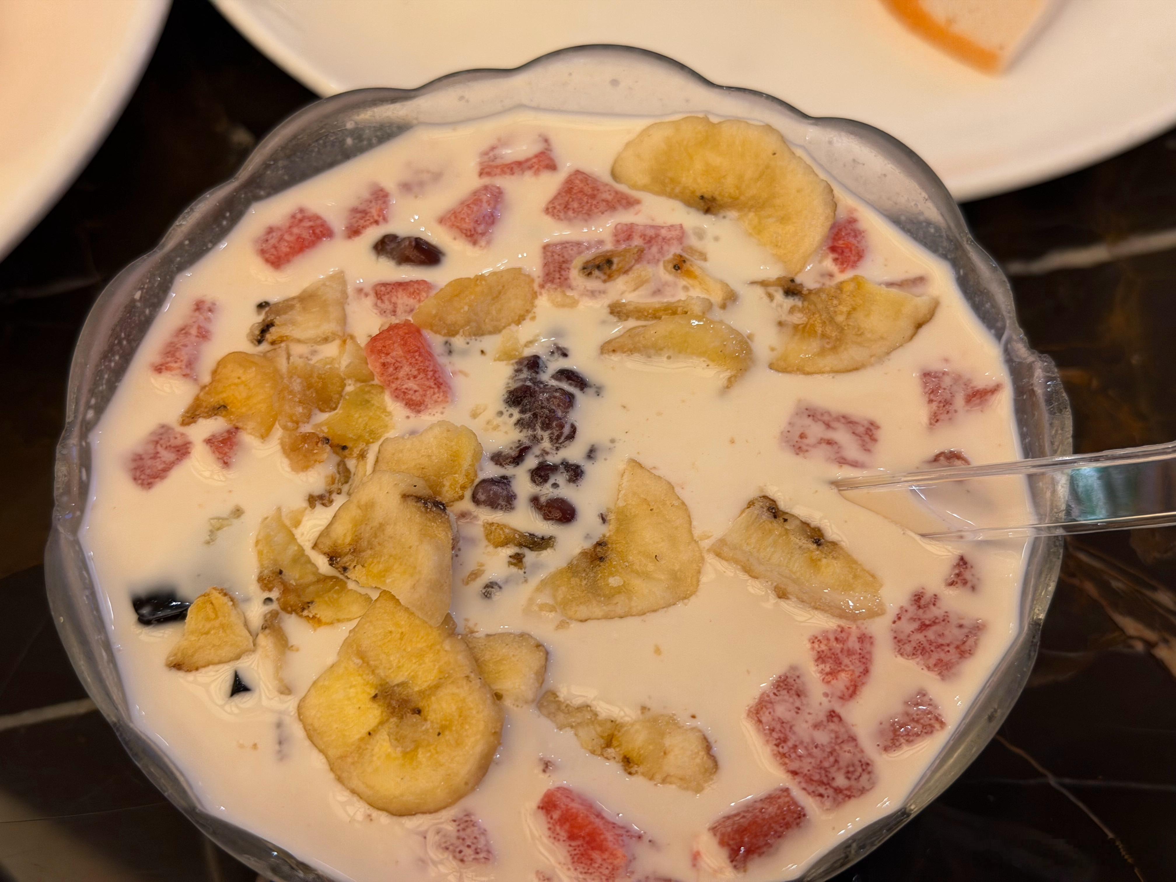 晚餐吃点甜的没毛病吧我感觉也不多呀