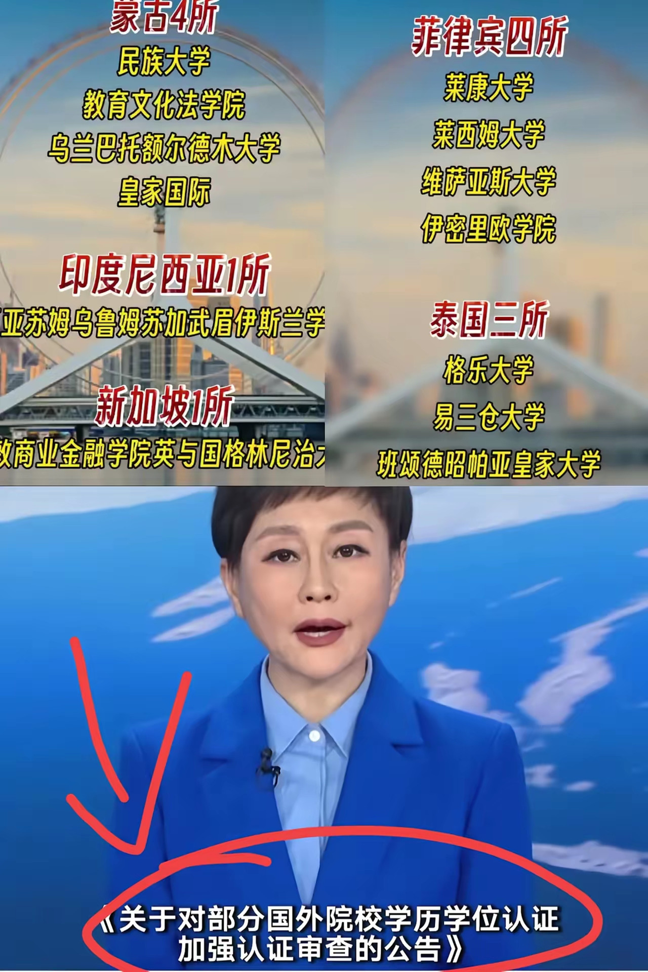 一觉醒来，​留学生的“天塌了”​教育部公布学历造假黑名单，法国巴黎东部高等教育集团等一百多所院校被点